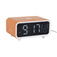 Budík a nabíjačka telefónu Karlsson KA6054YE, 11cm